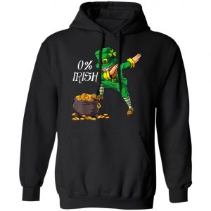 0 Irish Funny Saint Patricks Day Leprechaun Dabbing Dance Long Sleeve, Shirt