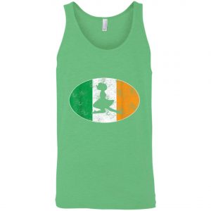 Beautiful Irish Flag Mixed Ballet Girl St Patrick Day T-Shirt, Long Sleeve, Tank Top