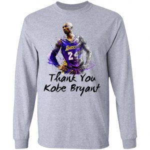 Rip Kobe Bryant Thank You Kobe Shirt, Long Sleeve