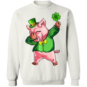 Dabbing Pig Lovers Irish Shirt St Patricks Day Shamrock T-Shirt, Long Sleeve, Hoodie