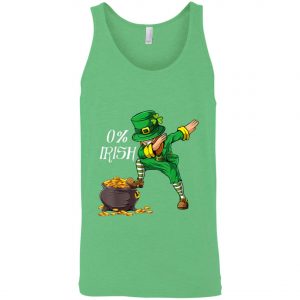 0 Irish Funny Saint Patricks Day Leprechaun Dabbing Dance Long Sleeve, Shirt