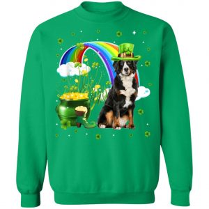 Bernese Mountain St Patricks Day Irish Shamrock Dog T-Shirt, Long Sleeve, Tank Top