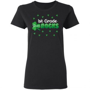 1st Grade Shamrocks St Patricks Day Kid Boy Girl Shirt, Long Sleeve