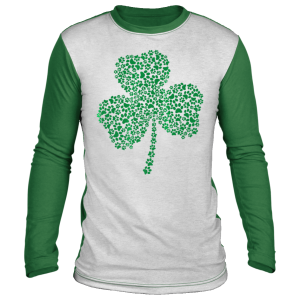 Dog Paw Shamrock St Patricks Day Premium T-Shirt, Long Sleeve, Hoodie