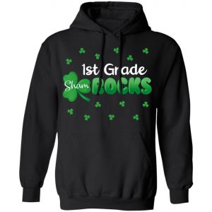 1st Grade Shamrocks St Patricks Day Kid Boy Girl Shirt, Long Sleeve