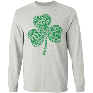 Dog Paw Shamrock St Patricks Day Premium T-Shirt, Long Sleeve, Hoodie