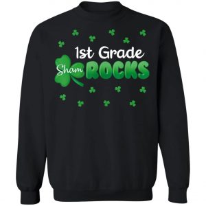 1st Grade Shamrocks St Patricks Day Kid Boy Girl Shirt, Long Sleeve