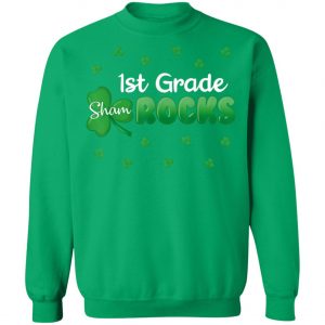 1st Grade Shamrocks St Patricks Day Kid Boy Girl Shirt, Long Sleeve