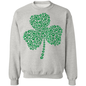 Dog Paw Shamrock St Patricks Day Premium T-Shirt, Long Sleeve, Hoodie