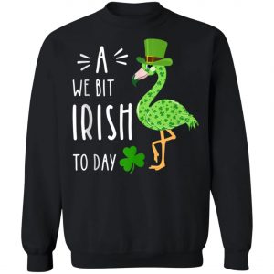 A We Bit Irish To Day Flamingo For St. Patricks Day Shirt, Tank Top