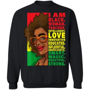 Black History Month Teacher Women African Teachers Glasses T-Shirt, Hoodie, LS