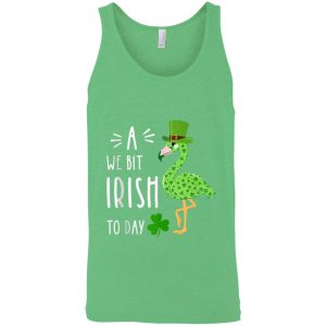 A We Bit Irish To Day Flamingo For St. Patricks Day Shirt, Tank Top