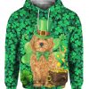 German Shepherd Leprechaun St. Patricks Day 3D Print Shirt, Hoodie, Long Sleeve