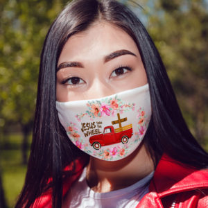 Jesus Take The Wheel Face Mask Jesus Face Mask