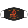 Labrador Retriever Supporting The Paws That Enforce The Laws Cloth Face Mask