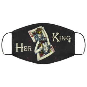 Her King His Queen Face Mask