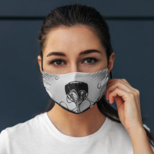 Anime Girl  Funny Face Mask  Face Mask