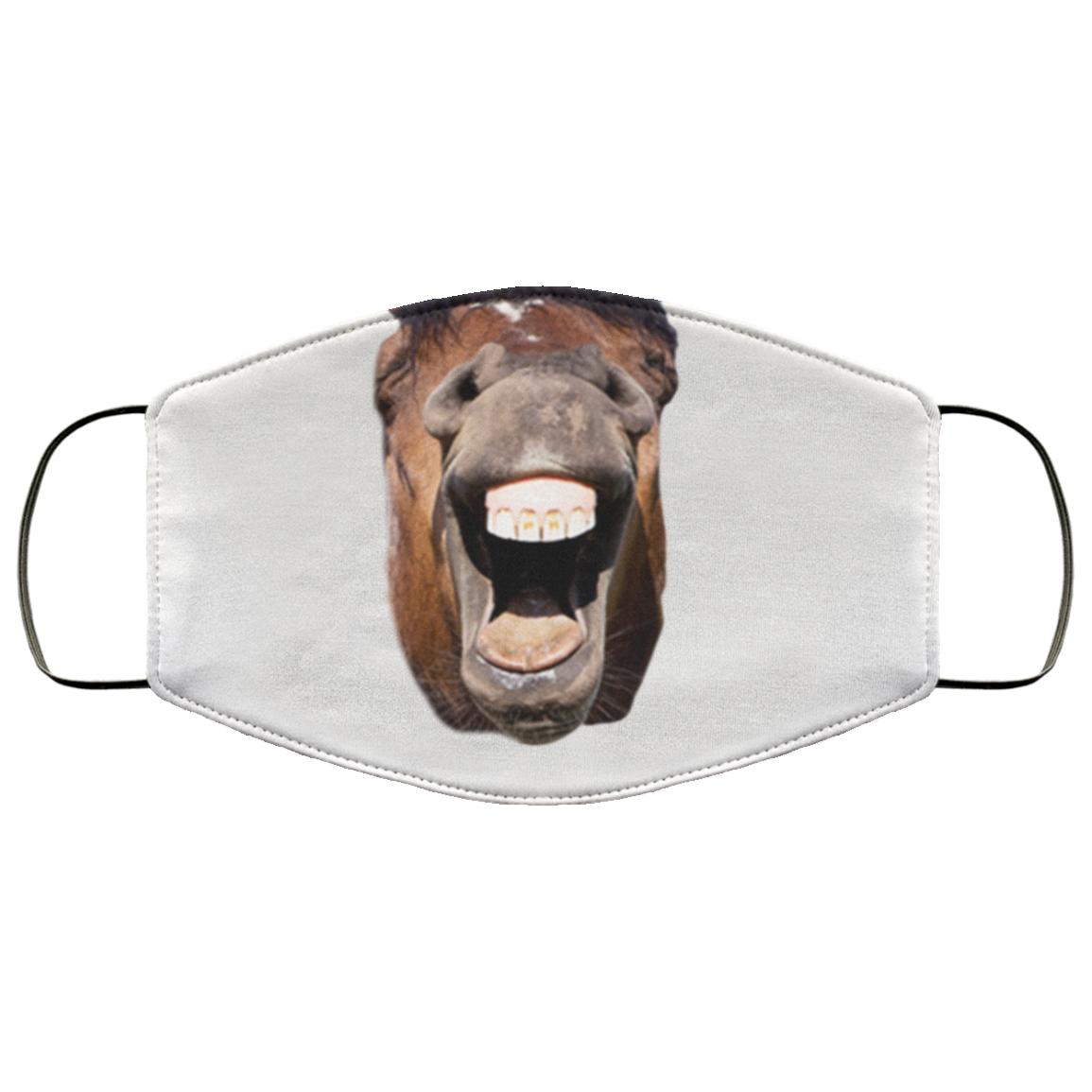 Horse Lovers Mask  Funny Horse Face Face Mask