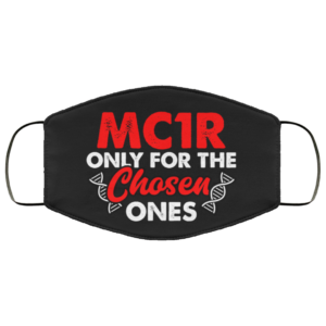 MC1R Only For The Chosen Ones Funny Redhead Face Mask  Redhead Face Mask