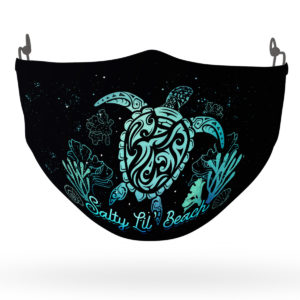 Turtle Salty Lil BeachFace Mask