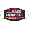 A Big Piece Of My Heart Lives In Heaven And He Is My Husband Cardinal Face Mask