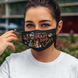 Yes I Am The Crazy Dog Lady Face Mask