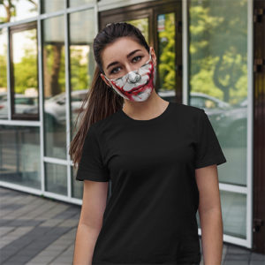 Heath Ledger Scary Joker Mouth Halloween Face Mask