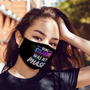 Being Straight Was My Phase LGBTQ Bisexual Pride Face Mask