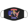 American Virus Cloth Face Mask  Vote Trump Out