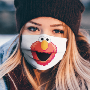 Sesame Street Elmo Face Face Mask