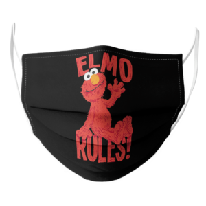 Elmo Rules Face Mask