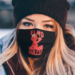 Elmo Rules Face Mask