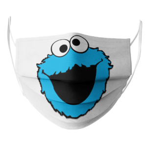 Sesame Street Cookie Monster Face Face Mask