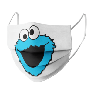Sesame Street Cookie Monster Face Face Mask