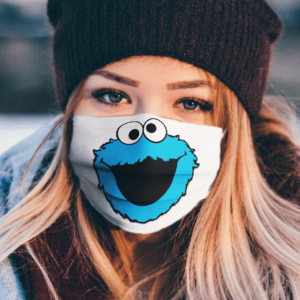 Sesame Street Cookie Monster Face Face Mask