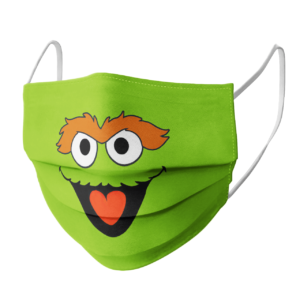Sesame Street Oscar The Grouch Face Mask