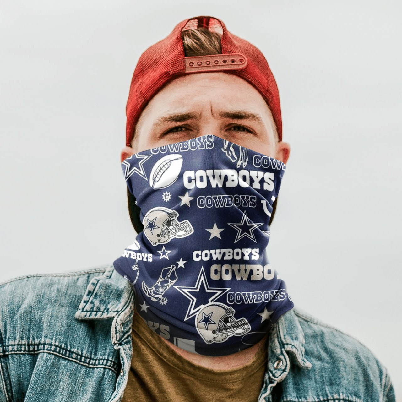 Dallas Cowboys Bandana Gaiter Scraft D001