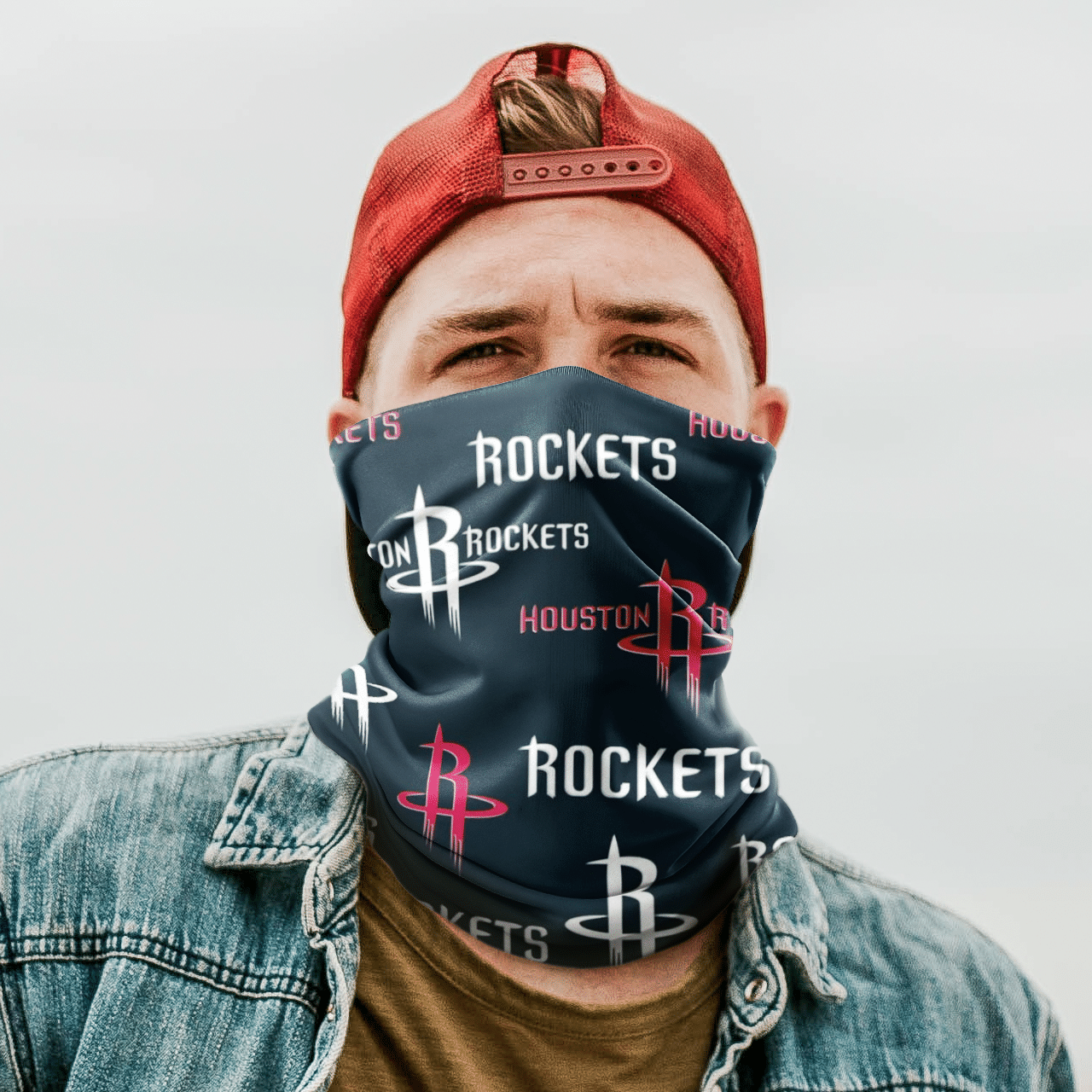 Houston Rockets Bandana Gaiter Scraft H002 Houston Rockets Bandana Gaiter Scraft H002