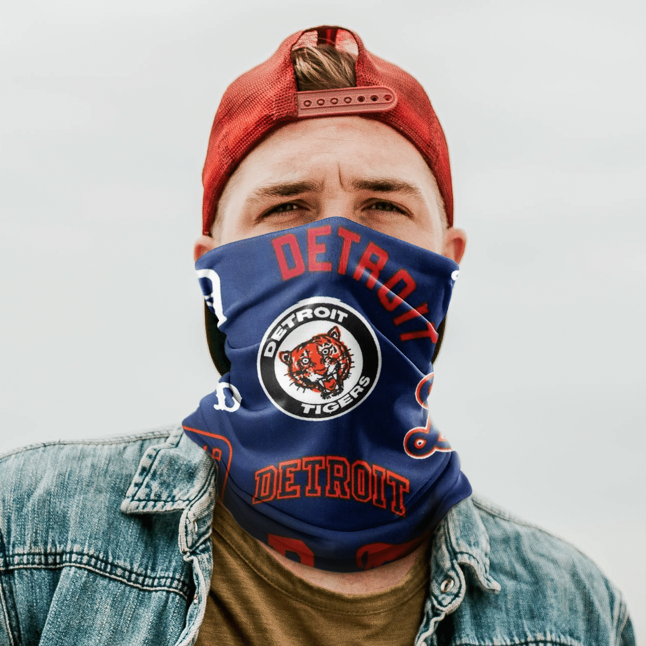 Detroit Tigers Bandana Gaiter Scraft D005 Detroit Tigers Bandana Gaiter Scraft D005