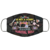 Knitting is Not A Hobby Its A 2020 Survival Skill Face Mask