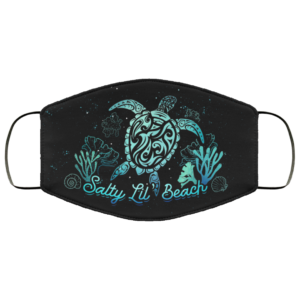 Turtle Salty Lil BeachFace Mask