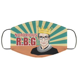 Notorious RBG Vintage Face Mask Reusable