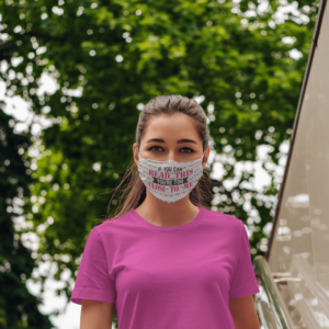 If You Can Read This Youre Too Close To Me Boob Pattern Face Mask