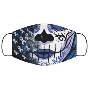 Diabetic Awareness Face Mask Sugar Skull Diabetes Awareness Face Mask