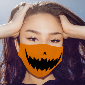 Pumpkin Halloween Jack O Lantern Mask Face Mask