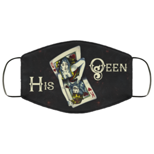 His Queen Her King Face Mask