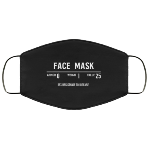 Funny Fantasy Role Playing Game RPG Gamer Cloth Face Mask