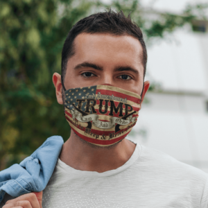 Trump Law And Order Face Mask 2nd Amendment Face Mask