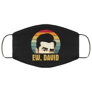 Ew David Rose Alexis Creek TV Show Vintage Face Mask