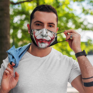 Heath Ledger Scary Joker Mouth Halloween Face Mask